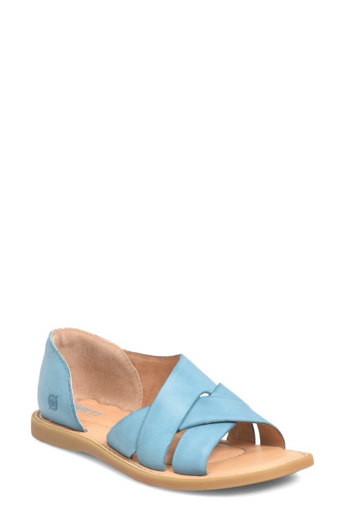 Ithica Strappy Sandal in Teal F/G