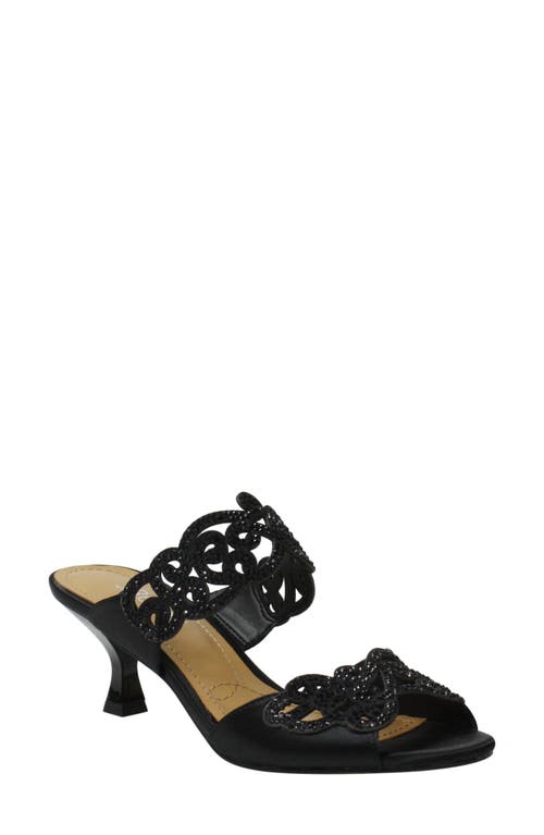 J. Reneé 'Francie' Evening Sandal Black Fabric at Nordstrom,