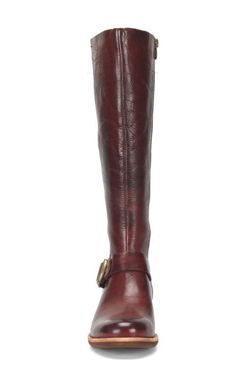 Shop Kork-ease ® Carli Knee High Boot In Burgundy Leather