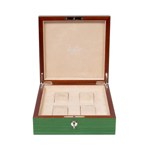 Shop Rapport London Heritage Four Watch Box In Green