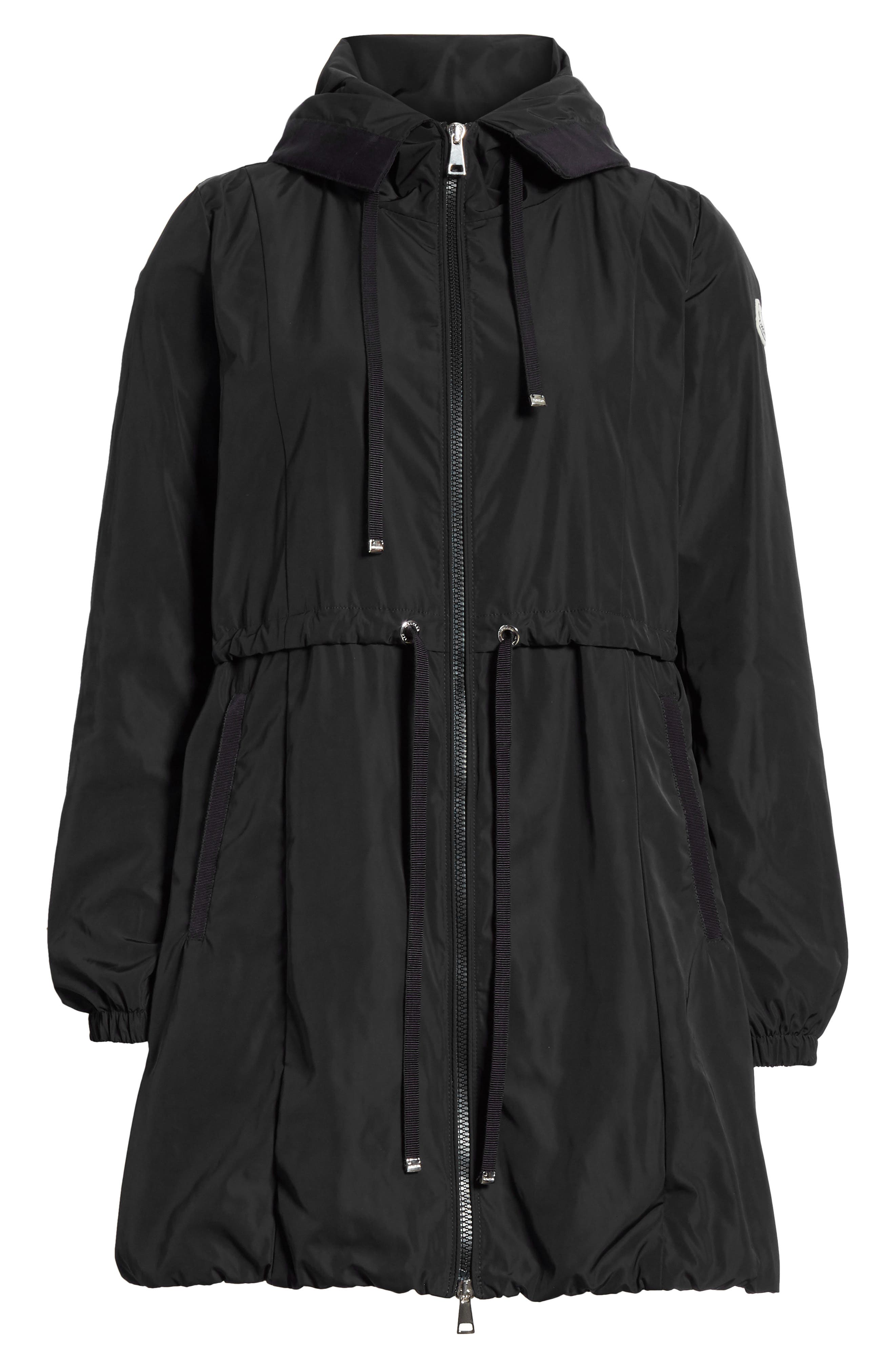 moncler topaz hooded rain jacket