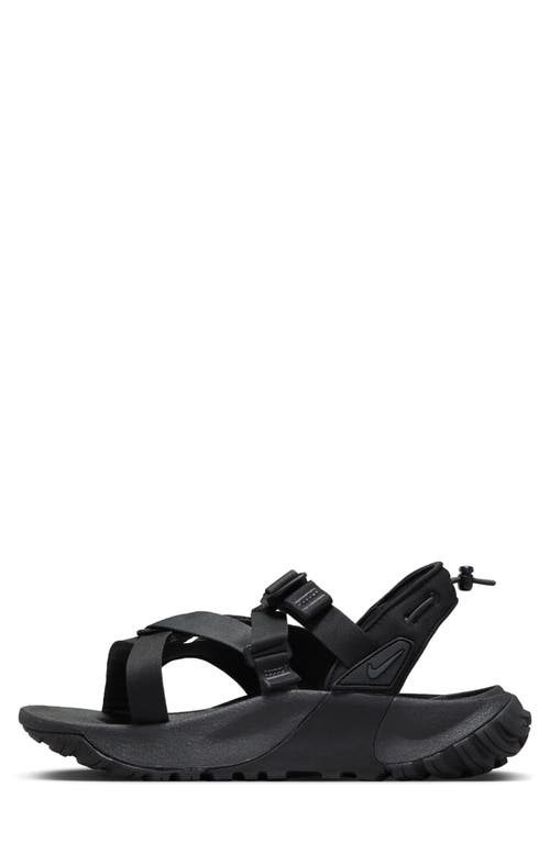 Nike Oneonta Sandal in Black/Anthracite/Black at Nordstrom, Size 6