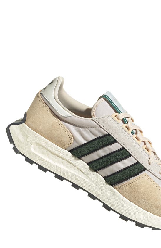 Shop Adidas Originals Retropy E5 Sneaker In Alumina/ Dark Green/ Off White
