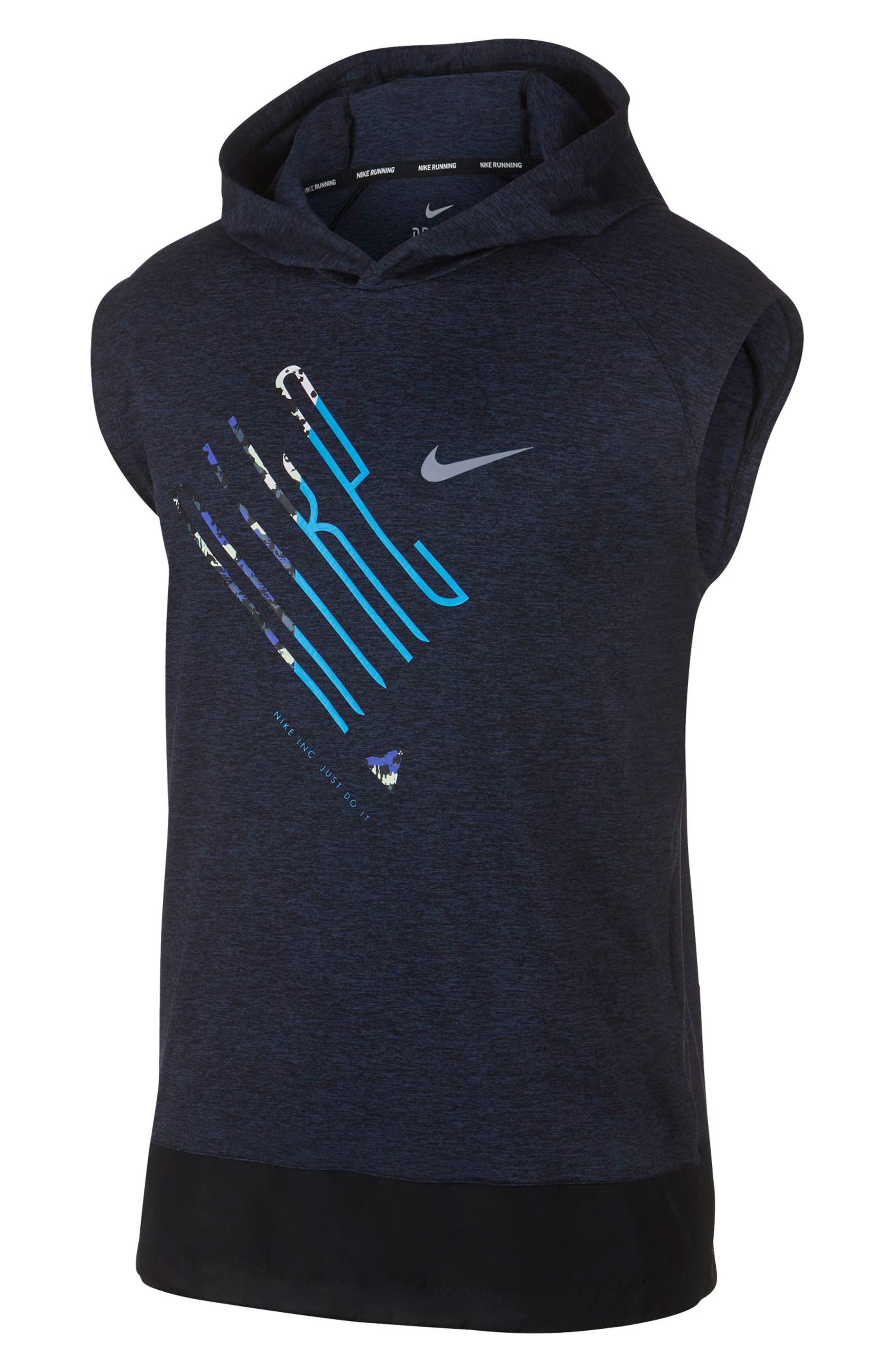 mens nike sleeveless hoodie