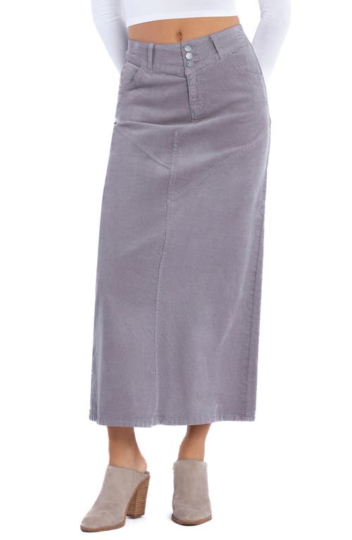 WASH LAB DENIM WASH LAB DENIM CORDUROY MAXI SKIRT 