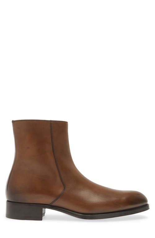 Tom Ford Edgar Ankle Boot In 1y005 Bronze