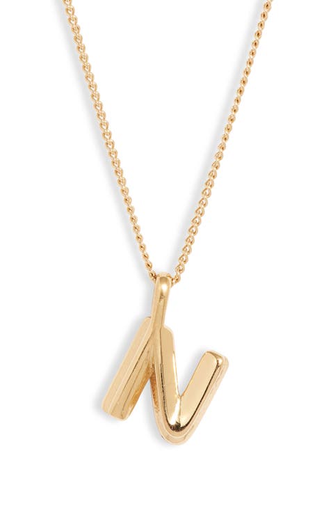 Henry's Single Initial Monogram Necklace