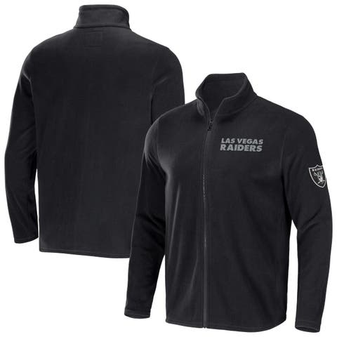 Las Vegas Raiders Mitchell & Ness Youth Lightweight Satin Raglan Full-Snap  Jacket - Black