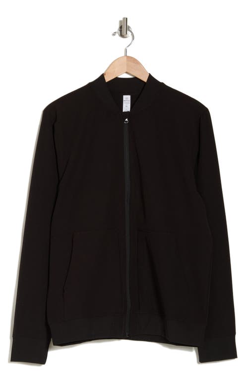 90 Degree By Reflex Seersucker Rib Venture Jacket In Black | ModeSens