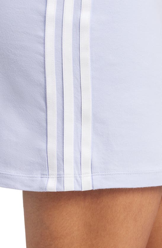 Shop Adidas Originals 3-stripes Lifestyle Minidress In Violet Tone