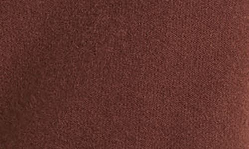 Shop Vince Boiled Cashmere Funnel Neck Pullover In Deep Rosewood