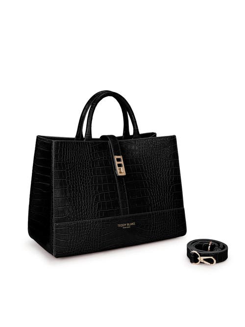 Teddy Blake Lola Croco 12" In Black