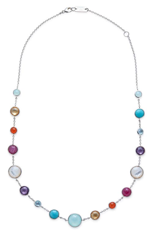 Ippolita Semiprecious Stone Collar Necklace in Rainbow at Nordstrom, Size 18 In