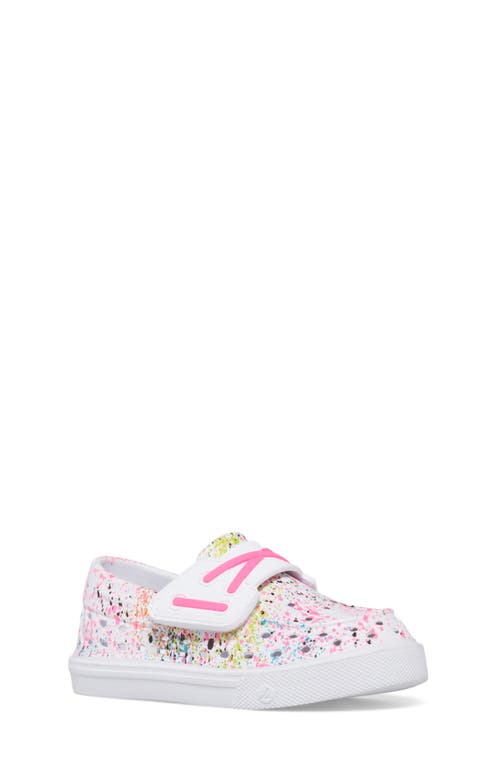 Sperry Kids' Bahama Float Boat Shoe in White Multi at Nordstrom, Size 12 M