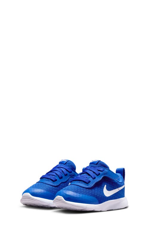 Shop Nike Kids' Tanjun Ez Sneaker In Game Royal/white/white