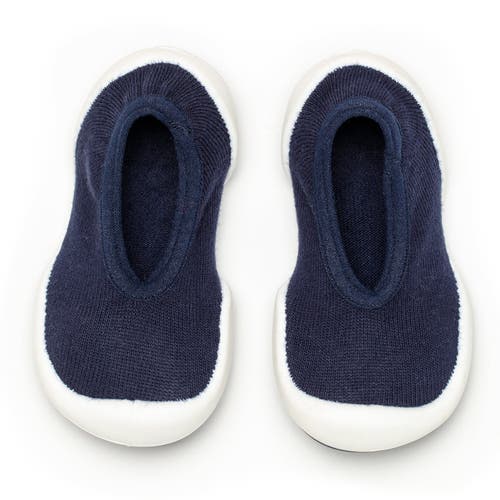 Shop Komuello Toddler Sock Shoes Flat In Navy