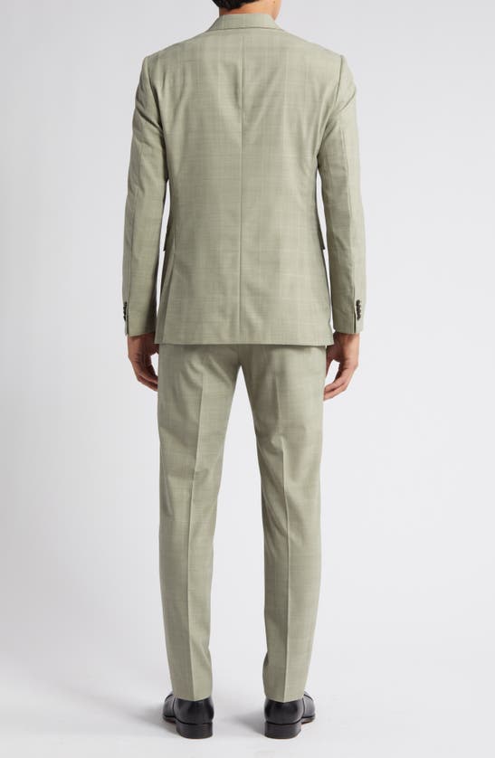 Shop Tiger Of Sweden Justins Slim Fit Windowpane Mélange Suit Jacket In 07b-shadow
