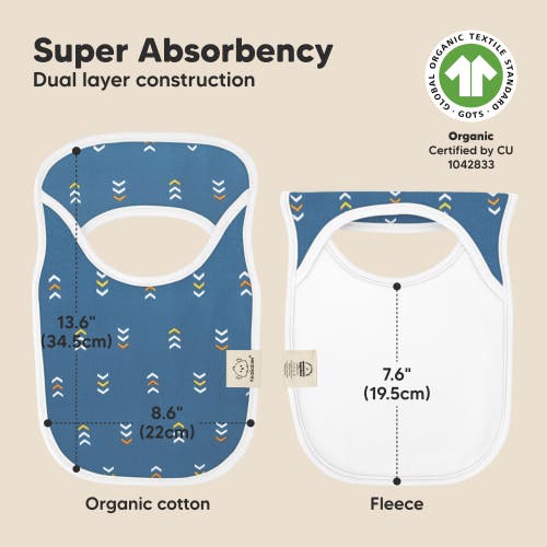 Keababies 8-pack Hallo Drool Bibs In Builders