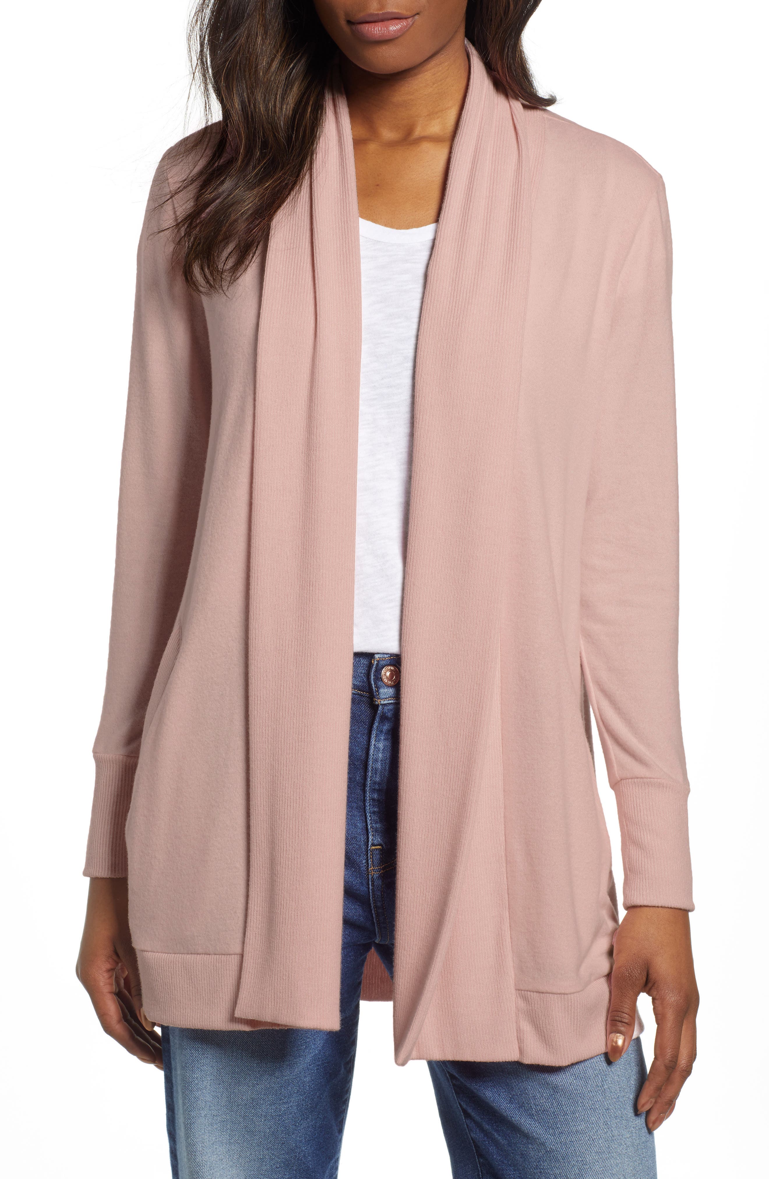 gibson cozy ribbed cardigan