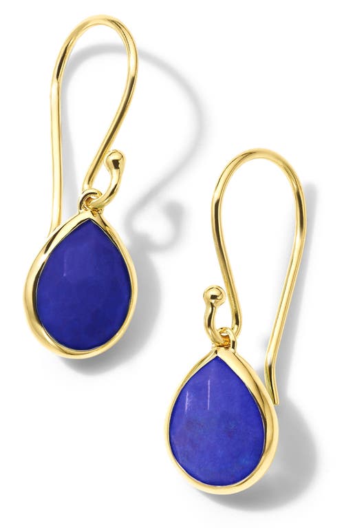 Shop Ippolita Rock Candy Teeny Teardrop Earrings In Lapis