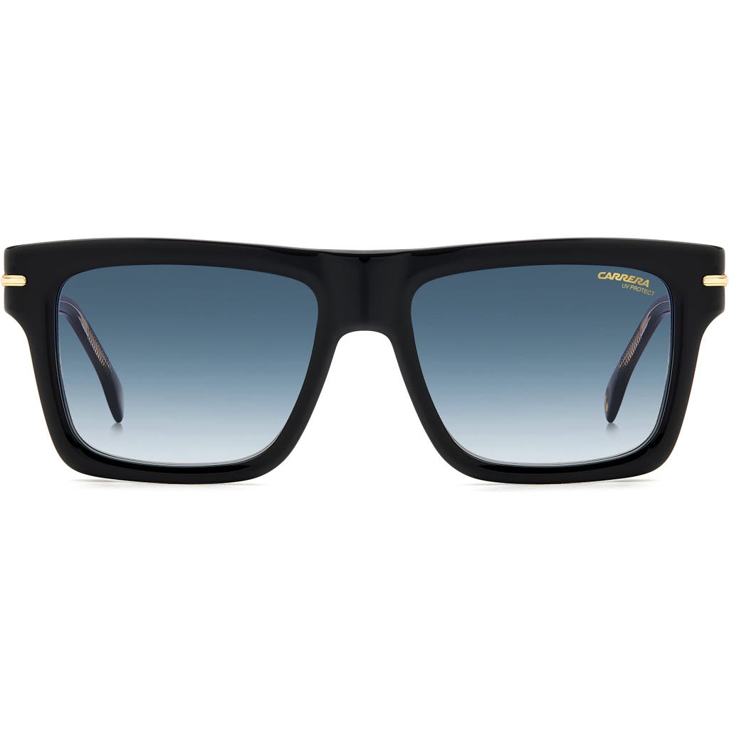 Carrera Eyewear 54mm Rectangular Sunglasses In Black