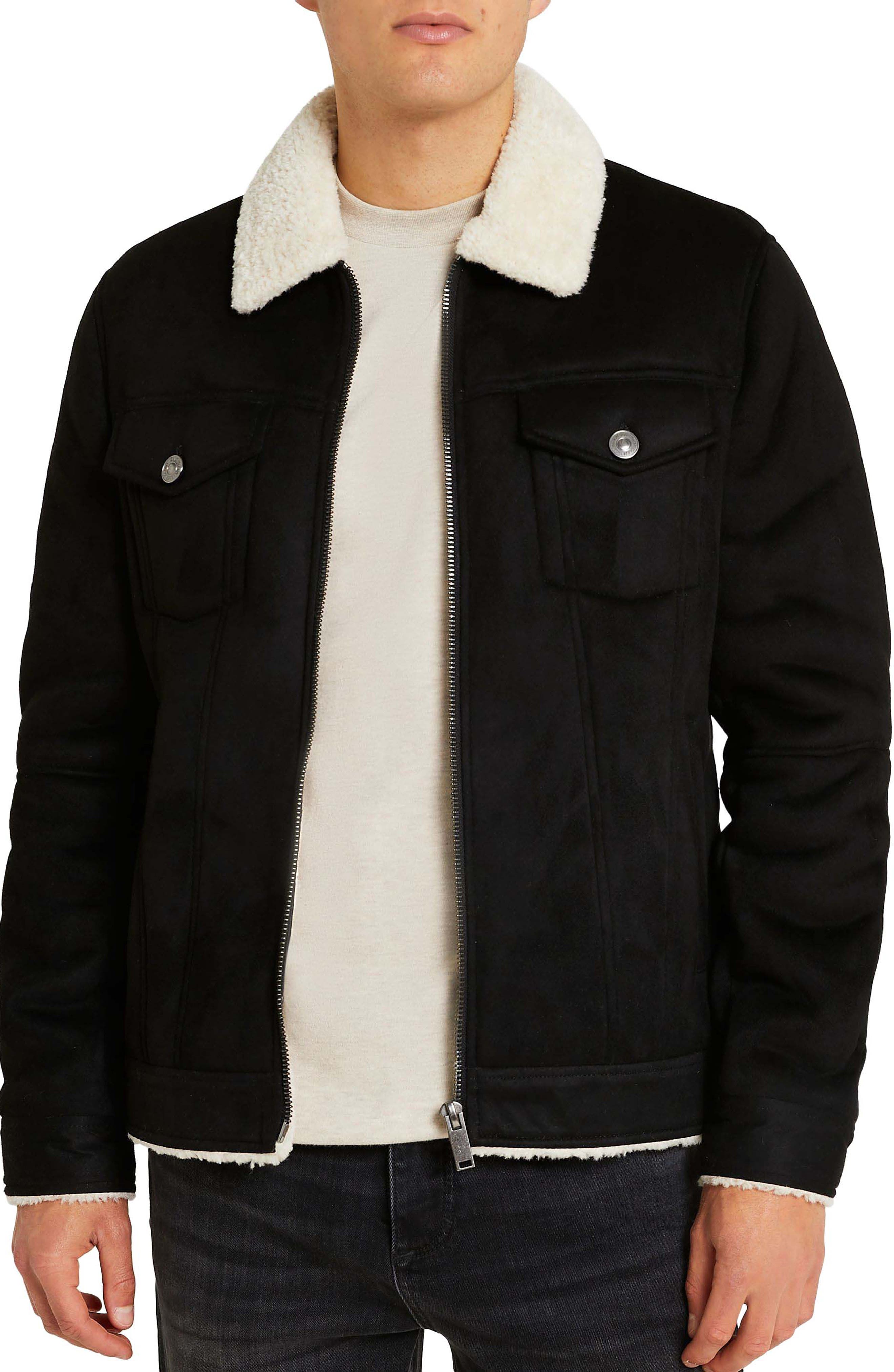 double breasted coat grey