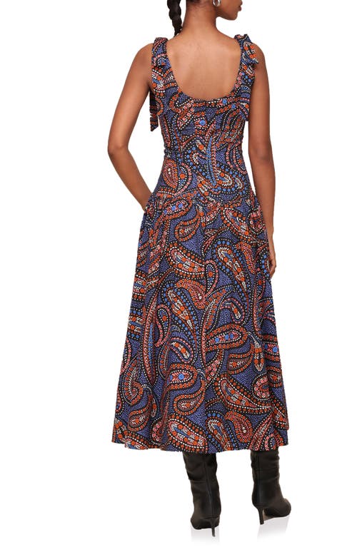 Shop Avec Les Filles Paisley Bow Strap Sundress In Boho Paisley