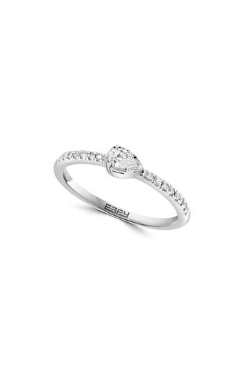 Shop Effy Diamond Ring In White