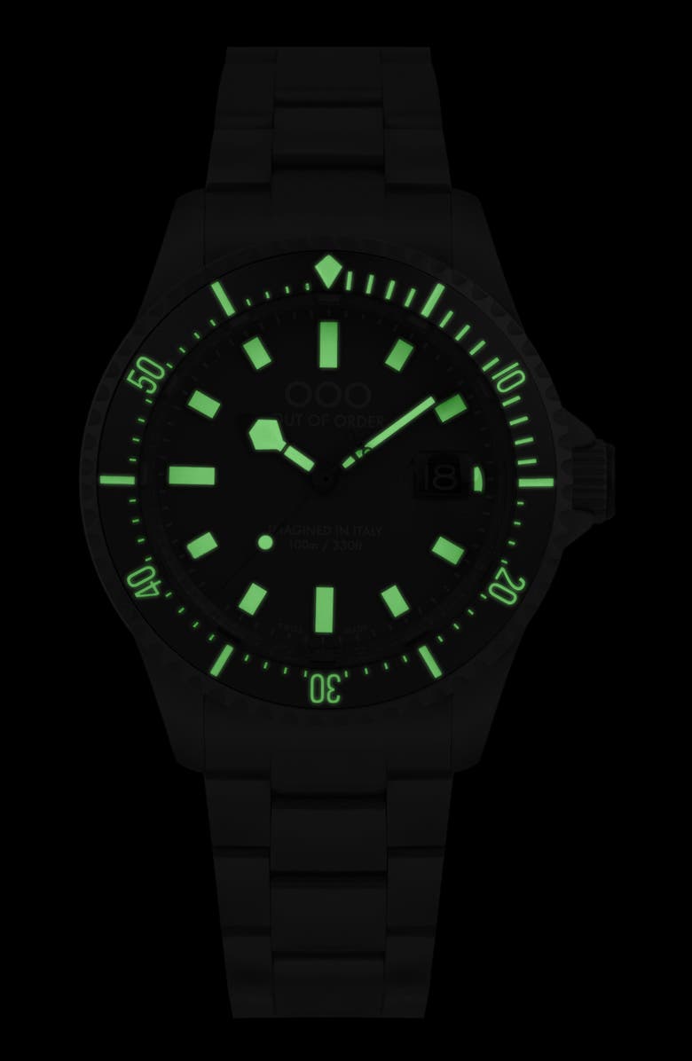 OUT OF ORDER Casanova Bracelet Watch, 44mm, Alternate, color, Turquoise And Brown