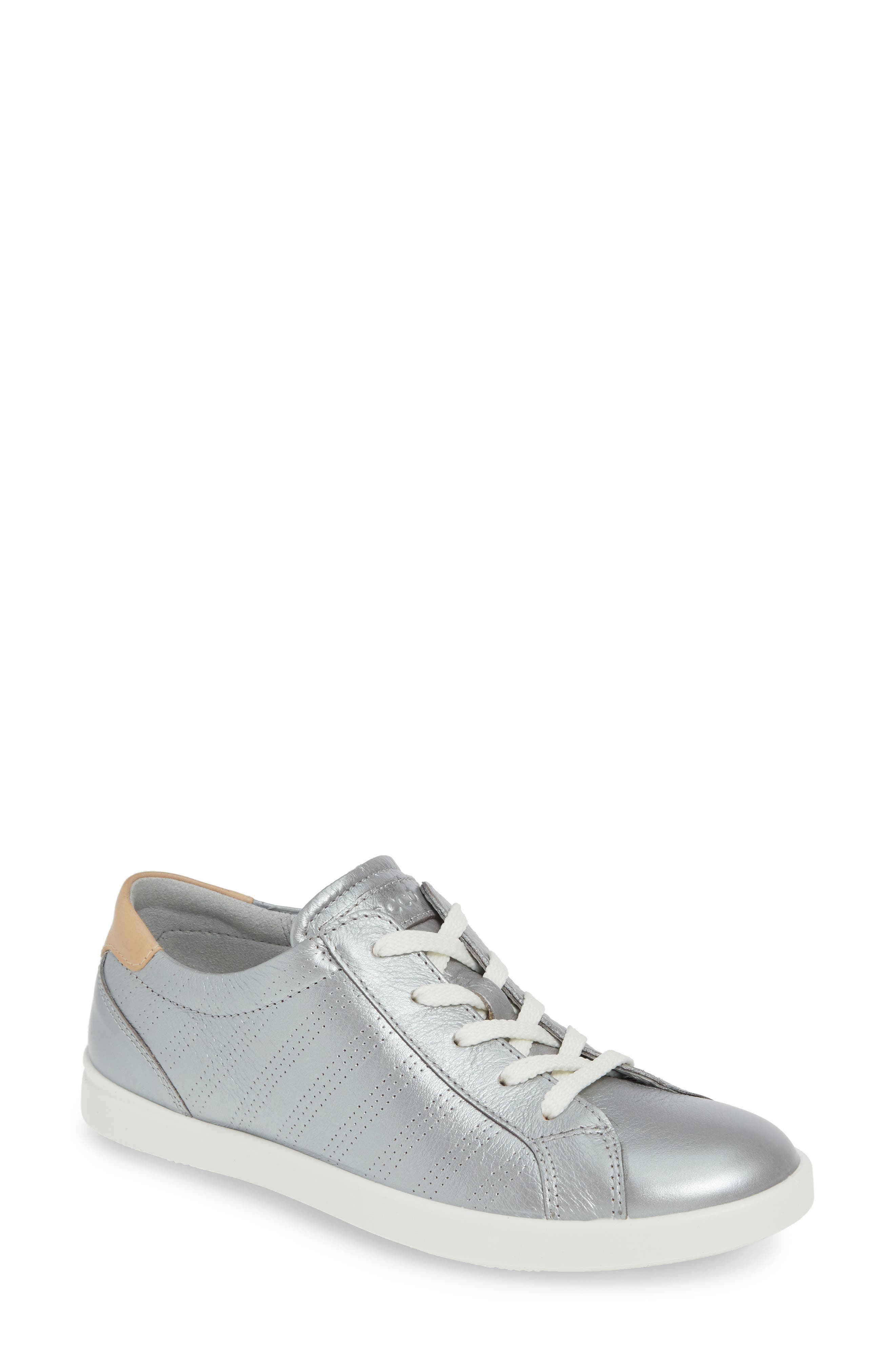 Ecco Leisure Tie Sneaker, Grey