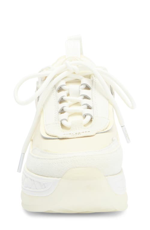Kurt Geiger London Kensington Pump Platform Sneaker In White