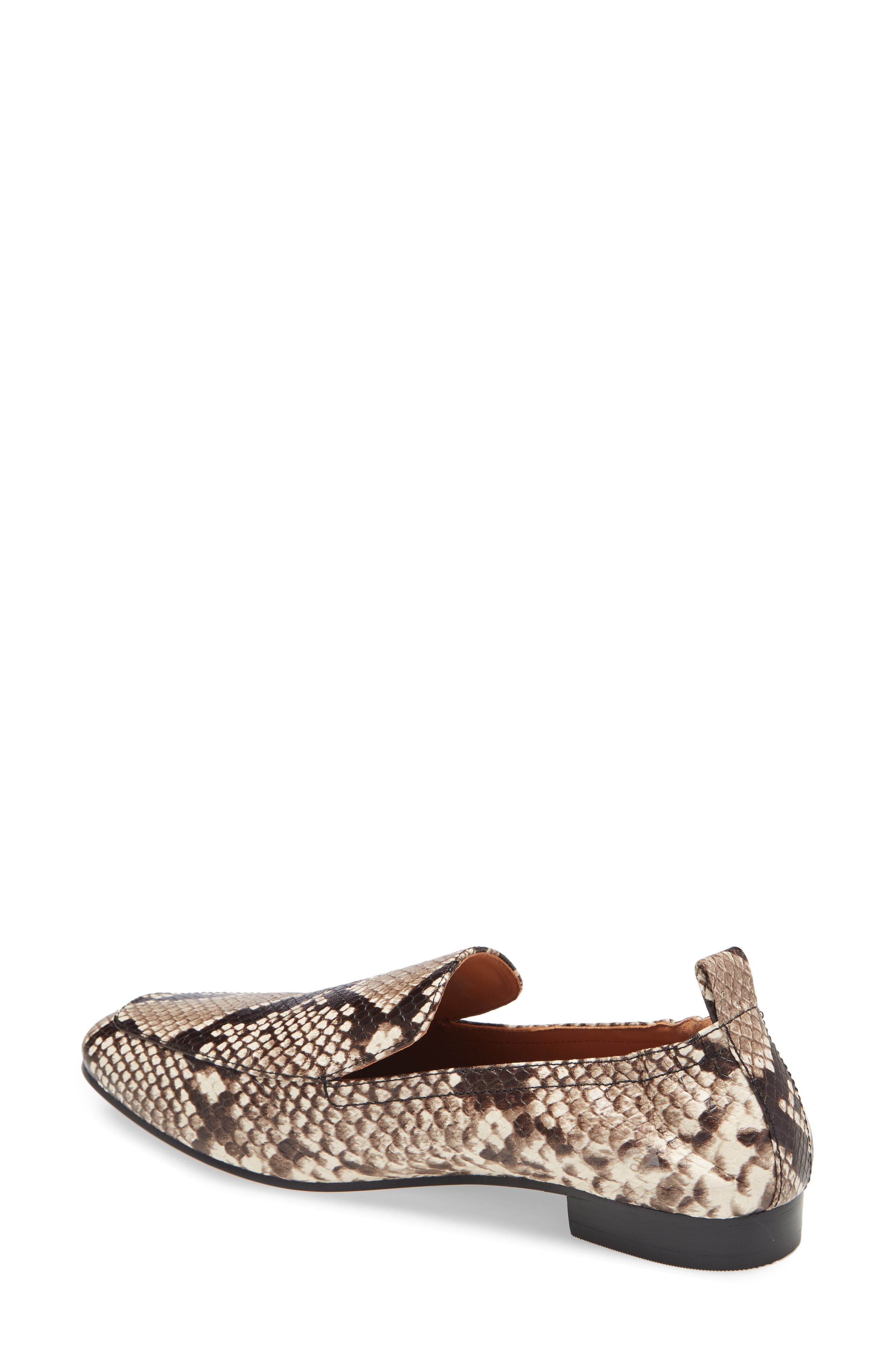 kira embossed stretch loafer