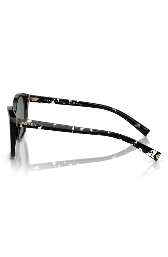 Shop Prada 53mm Cat Eye Sunglasses In Black Tortoise