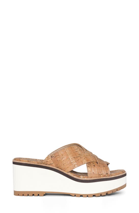 Shop Donald Pliner Wedge Platform Sandal In Natural