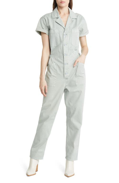 Pistola Grover Cotton Jumpsuit in Blue Frost