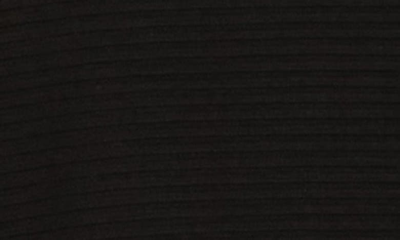 Shop Fleece Factory Ottoman Rib Crewneck Sweatshirt In Black