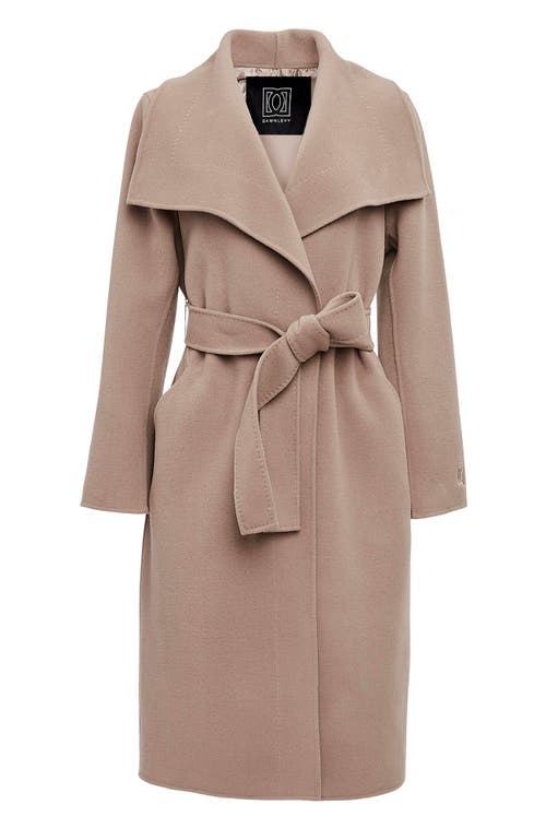 Dawn Levy Gisele Belted Coat In Hazelnut
