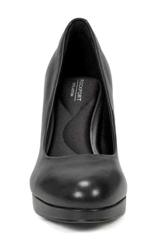 Rockport Carmen Pump In Black Smooth