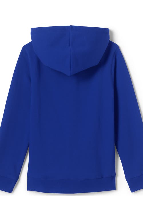 Lands' End School Uniform Kids Zip Front Sweatshirt In Cobalt