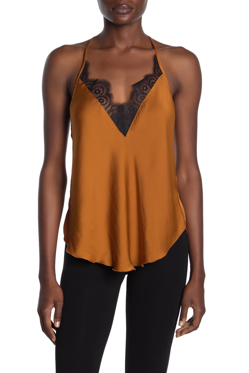 Free People | Starlight Lace Trim Camisole | Nordstrom Rack