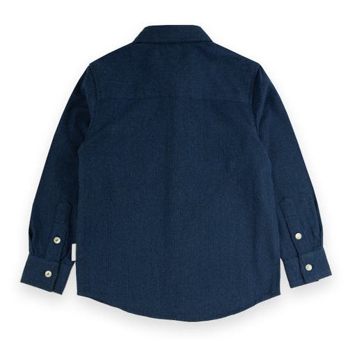 Sovereign Code Arlo Button Down Shirt In Naval Academy