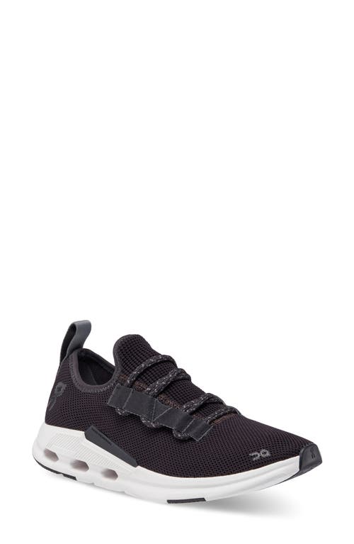 On Cloudeasy Knit Running Sneaker In Black/rock