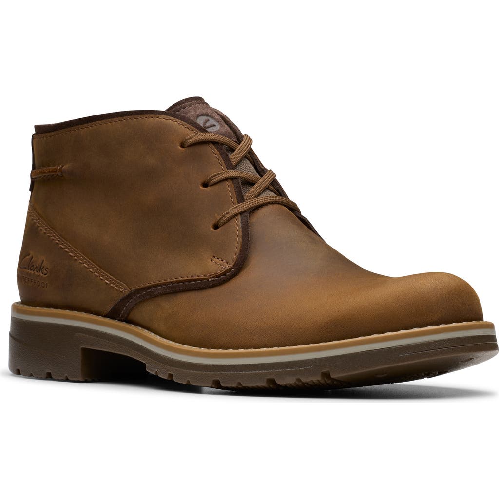 Clarks ® Morris Peak Chukka Boot In Beeswax Leather