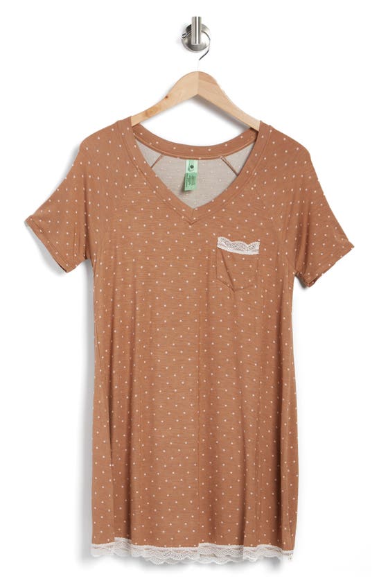 Honeydew Intimates Dream Team Print Sleepshirt In Lynx Dot