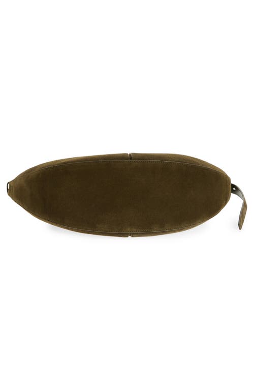 Proenza Schouler Slide Suede Hobo Bag In Olive