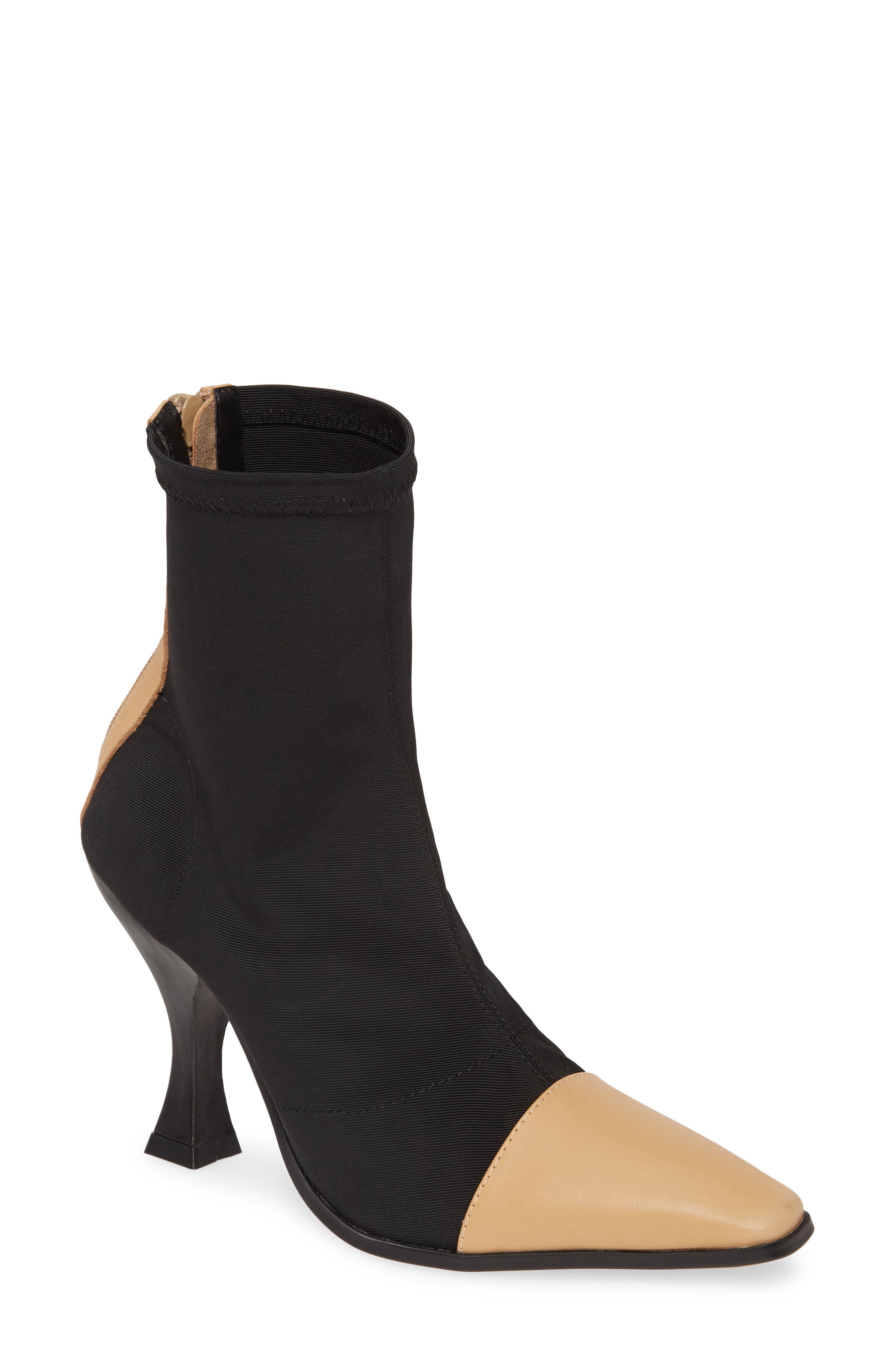 Tony Bianco Khan Pointy Toe Bootie, Black