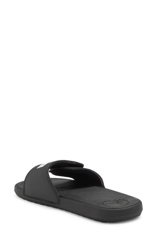 Shop Puma Cool Cat 2.0 Slide Sandal In  Black- White