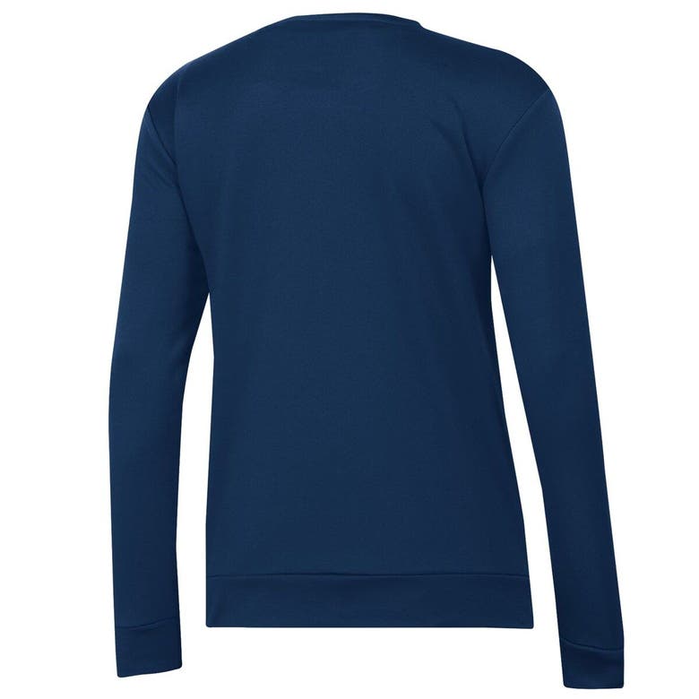 Shop Under Armour Navy/ Notre Dame Fighting Irish Colorblock Pullover Sweatshirt