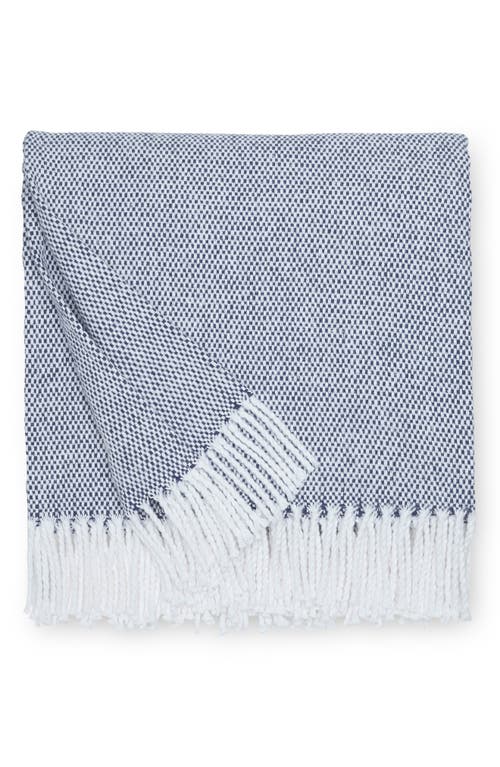 SFERRA Terzo Throw in Navy at Nordstrom