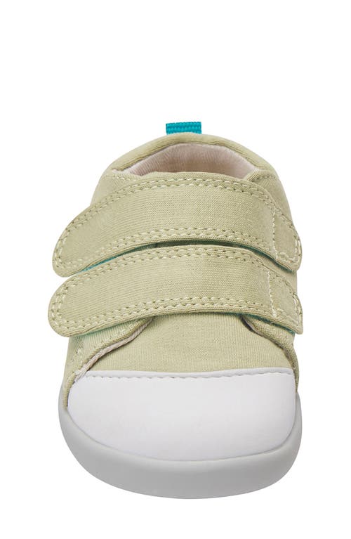 Ten Little First Walkers Sneaker In Sage Green